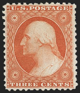 Sale 1166, Lot 655, 1875 Reprint of 1857-60 Issue (Scott 40-47)