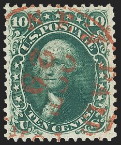 Sale 1166, Lot 667, 1861-66 Issue (Scott 56-78)