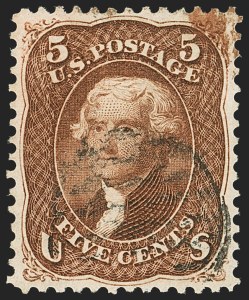 Sale 1166, Lot 683, 1861-66 Issue (Scott 56-78)