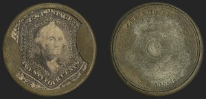 Sale 1166, Lot 689, Encased Postage and Postage Currency