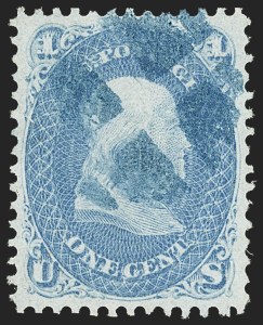 Sale 1166, Lot 705, 1867-68 Grilled Issue (Scott 79-101)