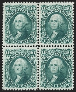 Sale 1166, Lot 706, 1867-68 Grilled Issue (Scott 79-101)