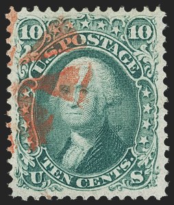 Sale 1166, Lot 707, 1867-68 Grilled Issue (Scott 79-101)