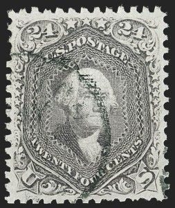 Sale 1166, Lot 710, 1867-68 Grilled Issue (Scott 79-101)