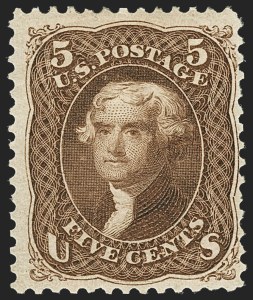 Sale 1166, Lot 720, 1875 Re-Issue of 1861-66 Issue (Scott 102-111)