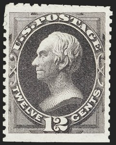 Sale 1166, Lot 792, 1875 Continental Bank Note Co. Hard Paper Special Printing (Scott 167-175)