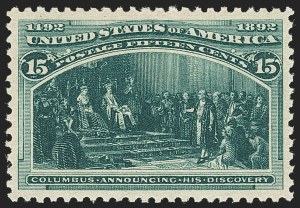Sale 1166, Lot 834, 1893 Columbian Issue (Scott 230-245)