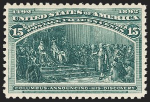 Sale 1166, Lot 835, 1893 Columbian Issue (Scott 230-245)