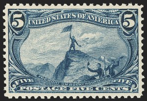 Sale 1166, Lot 883, 1898 Trans-Mississippi Issue (Scott 285-293)