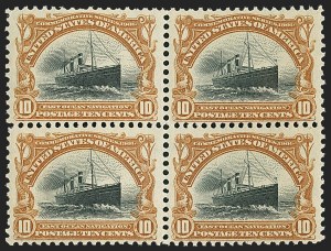 Sale 1166, Lot 910, 1901 Pan-American Issue (Scott 294-299), 10c Pan-American (299) Sale 1166, Lot 910, 1901 Pan-American Issue (Scott 294-299)