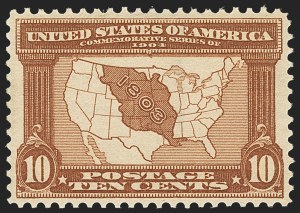 Sale 1166, Lot 935, 1904-07 Louisiana Purchase, Jamestown Issues (Scott 323-330)