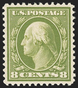 Sale Number 1166, Lot Number 975, 1910-13 Washington-Franklin Issue (Scott 374-396)