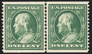 Sale 1166, Lot 978, 1910-13 Washington-Franklin Issue (Scott 374-396)