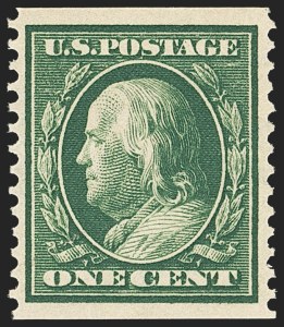 Sale 1166, Lot 979, 1910-13 Washington-Franklin Issue (Scott 374-396)