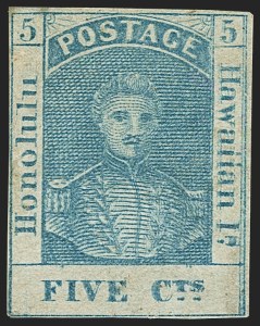 Sale 1172, Lot 1033, 1853-89 Kamehameha III Issues, Re-Issues and Reprints (Scott 8-11)