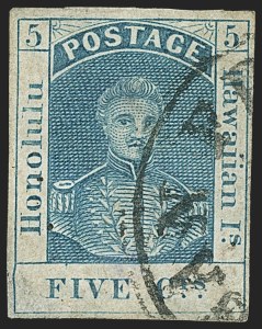 Sale 1172, Lot 1035, 1853-89 Kamehameha III Issues, Re-Issues and Reprints (Scott 8-11)