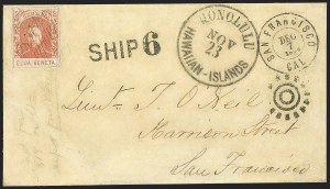 Sale 1172, Lot 1155, 1860-69 Kamehameha IV Issues (Scott 27-23)