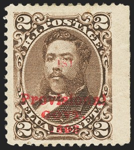Sale 1172, Lot 1247, 1893 Provisional Government Issue (Scott 53-58)