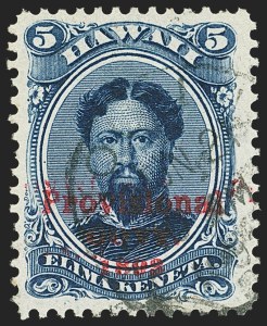 Sale 1172, Lot 1262, 1893 Provisional Government Issue (Scott 53-58)