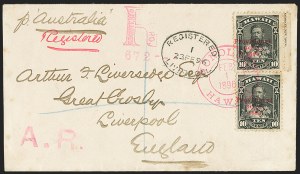 Sale 1172, Lot 1278, 1893 Provisional Government Issue, cont. (Scott 59-64)