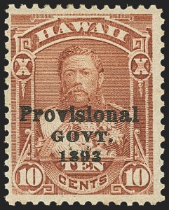 Sale 1172, Lot 1302, 1893 Provisional Government Issue, cont. (Scott 65-70)