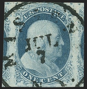 Sale Number 1172, Lot Number 505, 1851-56 Issue (Scott 7-17)