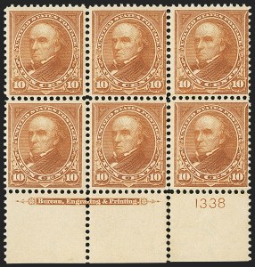 Sale 1172, Lot 587, 1894-98 Bureau Issues (Scott 246-284)