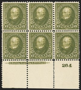 Sale 1172, Lot 588, 1894-98 Bureau Issues (Scott 246-284)