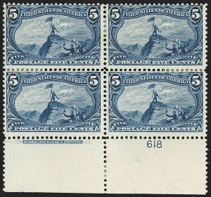 Sale 1172, Lot 595, 1898 Trans-Mississippi Issue (Scott 285-293)