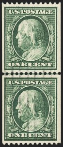 Sale 1172, Lot 657, 1910-13 Washington-Franklin Issue (Scott 374-396)