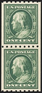 Sale 1172, Lot 660, 1910-13 Washington-Franklin Issue (Scott 374-396)