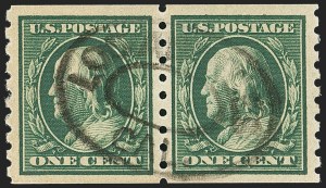 Sale 1172, Lot 667, 1910-13 Washington-Franklin Issue (Scott 374-396)