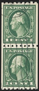 Sale 1172, Lot 700, 1912-14 Washington-Franklin Issue (Scott 405-423)