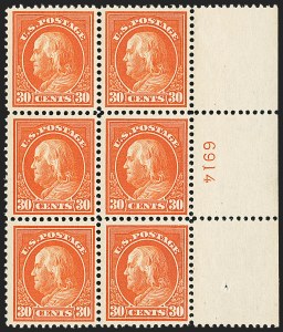 Sale 1172, Lot 715, 1912-14 Washington-Franklin Issue (Scott 405-423)