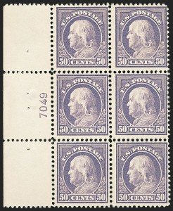 Sale 1172, Lot 718, 1912-14 Washington-Franklin Issue (Scott 405-423)