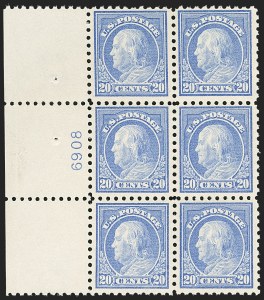 Sale 1172, Lot 727, 1913-15 Washington-Franklin Issues (Scott 424-446)