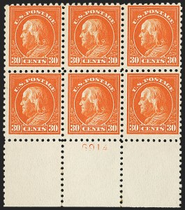 Sale 1172, Lot 730, 1913-15 Washington-Franklin Issues (Scott 424-446)