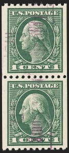Sale 1172, Lot 735, 1913-15 Washington-Franklin Issues (Scott 424-446)