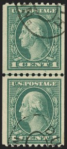 Sale 1172, Lot 758, 1913-15 Washington-Franklin Issues (Scott 447-461)