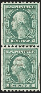 Sale 1172, Lot 759, 1913-15 Washington-Franklin Issues (Scott 447-461)