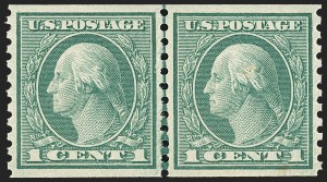 Sale 1172, Lot 764, 1913-15 Washington-Franklin Issues (Scott 447-461)