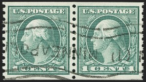 Sale 1172, Lot 766, 1913-15 Washington-Franklin Issues (Scott 447-461)