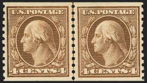 Sale 1172, Lot 780, 1913-15 Washington-Franklin Issues (Scott 447-461)