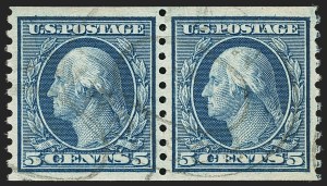 Sale 1172, Lot 785, 1913-15 Washington-Franklin Issues (Scott 447-461)