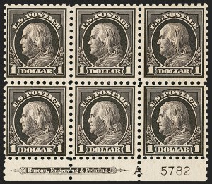 Sale 1172, Lot 788, 1913-15 Washington-Franklin Issues (Scott 447-461)