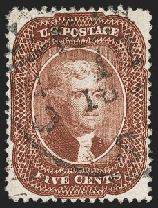 Sale 1174, Lot 23, 1857-60 Issue (Scott 18-39)