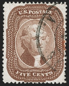 Sale 1174, Lot 24, 1857-60 Issue (Scott 18-39)