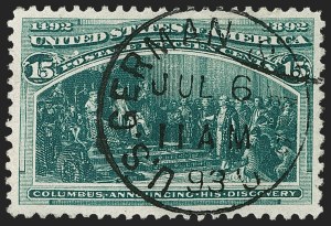 Sale 1174, Lot 80, 1c-50c 1893 Columbian Issue (Scott 230-240)
