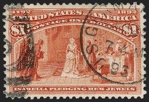 Sale 1174, Lot 92, $1.00-$5.00 1893 Columbian Issue (Scott 241-245)