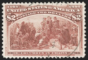 Sale 1174, Lot 95, $1.00-$5.00 1893 Columbian Issue (Scott 241-245)